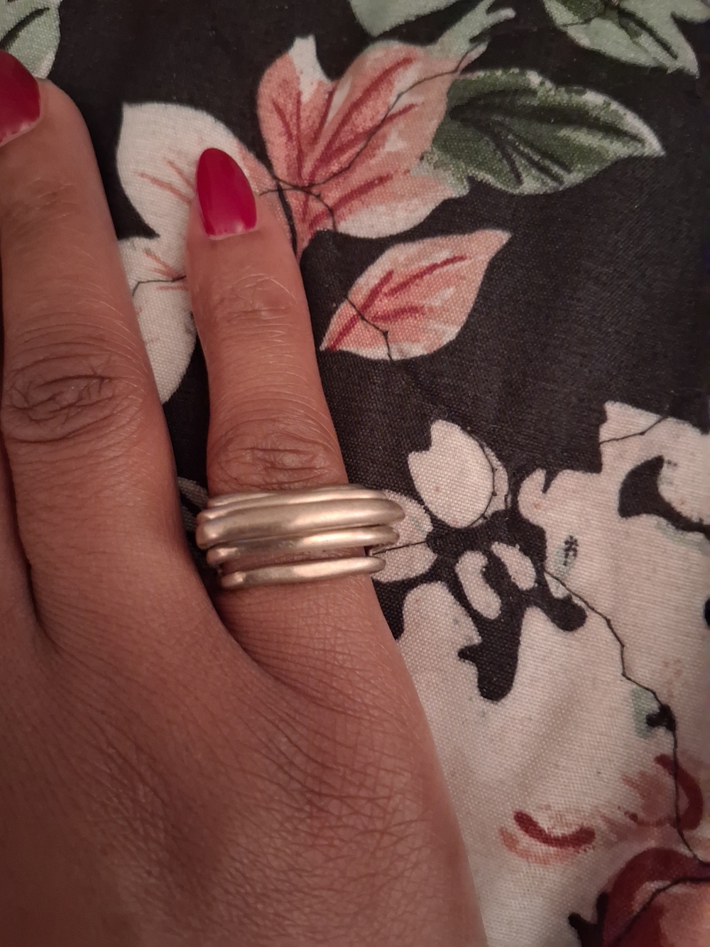 Sterling Silver Stacked Band Ring